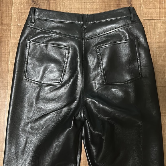 Black Leather Melina Pants - Picture 5 of 5